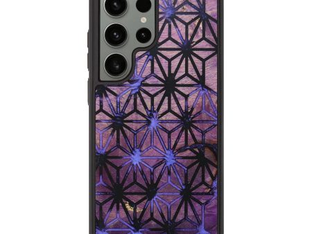 Galaxy S23 Ultra Wood+Resin Phone Case - Josephine (Pattern, 692018) Fashion