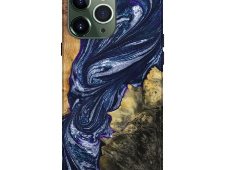 iPhone 13 Pro Max Wood+Resin Live Edge Phone Case - Clayton (Purple, 691662) Fashion