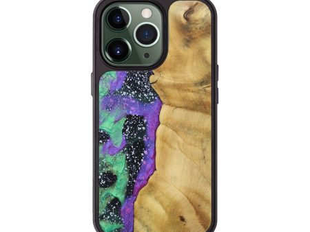 iPhone 13 Pro Wood+Resin Phone Case - Estrella (Cosmos, 689862) Hot on Sale