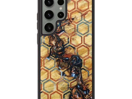 Galaxy S23 Ultra Wood+Resin Phone Case - Devonte (Pattern, 693780) Supply