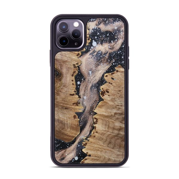 iPhone 11 Pro Max Wood+Resin Phone Case - Elizabeth (Cosmos, 693889) Online now