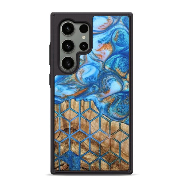 Galaxy S24 Ultra Wood+Resin Phone Case - Raelyn (Pattern, 693677) Supply