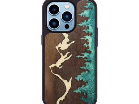 iPhone 14 Pro Wood+Resin Phone Case - Darius (Pattern, 691645) Hot on Sale