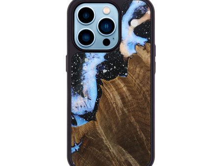 iPhone 14 Pro Wood+Resin Phone Case - Samara (Cosmos, 692491) Online Sale