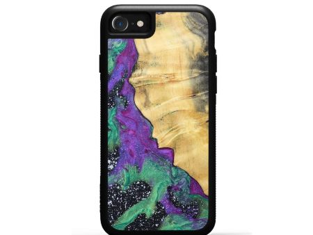 iPhone SE Wood+Resin Phone Case - Skyler (Cosmos, 689869) Online now