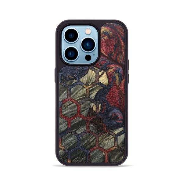 iPhone 14 Pro Wood+Resin Phone Case - Kent (Pattern, 690134) on Sale