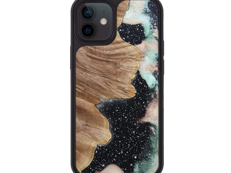 iPhone 12 Wood+Resin Phone Case - Ezra (Cosmos, 692500) For Cheap