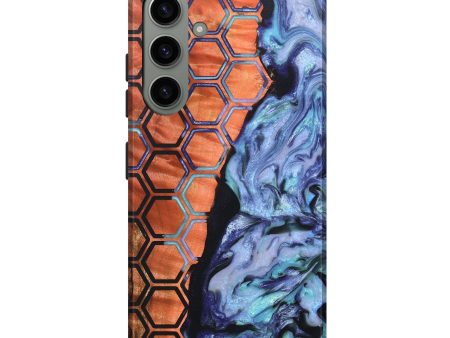 Galaxy S24 Plus Wood+Resin Live Edge Phone Case - Cade (Pattern, 689566) Online now