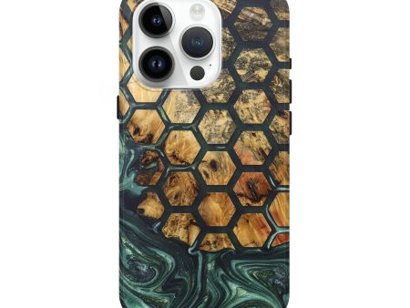 iPhone 15 Pro Wood+Resin Live Edge Phone Case - Aaron (Pattern, 690177) Online Sale