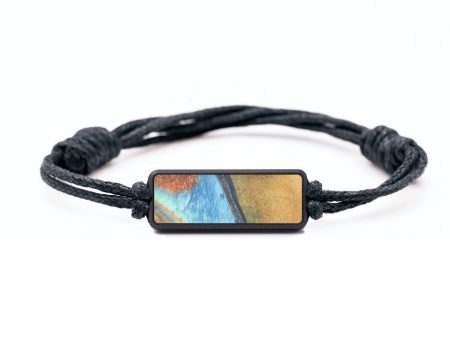 Classic Wood+Resin Bracelet - Ariyah (Teal & Gold, 692988) Supply