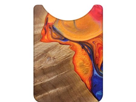 Live Edge Wood+Resin Wallet - Elaina (Fire & Ice, 693284) Online