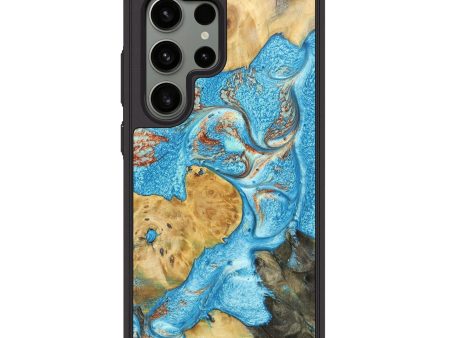 Galaxy S24 Ultra Wood+Resin Phone Case - Robbie (Mosaic, 688969) Supply