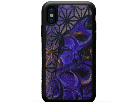 iPhone Xs Wood+Resin Phone Case - Elaine (Pattern, 693694) Online Hot Sale