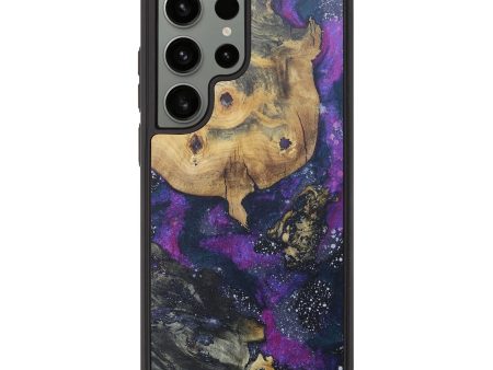 Galaxy S23 Ultra Wood+Resin Phone Case - Monica (Cosmos, 692471) Cheap