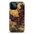 iPhone 12 Pro Max Wood+Resin Live Edge Phone Case - Eddie (Purple, 689551) For Discount