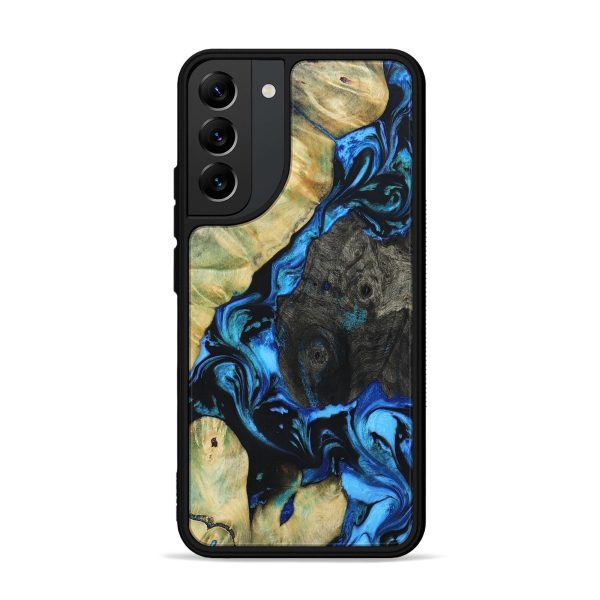 Galaxy S22 Plus Wood+Resin Phone Case - Derek (Mosaic, 692894) For Sale