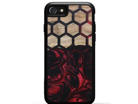 iPhone SE Wood+Resin Phone Case - Chandler (Pattern, 692189) Sale