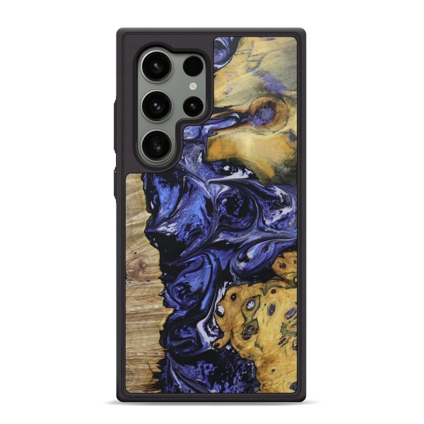 Galaxy S24 Ultra Wood+Resin Phone Case - Otis (Mosaic, 688960) For Sale