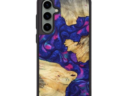 Galaxy S24 Plus Wood+Resin Phone Case - Caroline (Mosaic, 694149) Discount