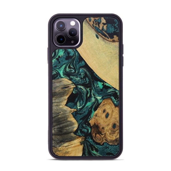 iPhone 11 Pro Max Wood+Resin Phone Case - Lucia (Mosaic, 694148) Fashion