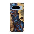 Pixel 8 Pro Wood+Resin Live Edge Phone Case - Kyleigh (Blue, 691461) on Sale