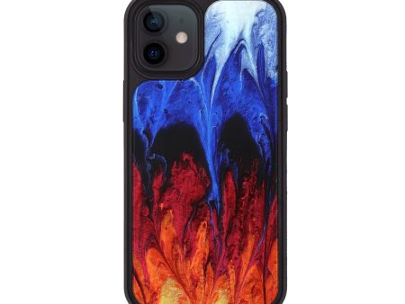 iPhone 12 Wood+Resin Phone Case - Denise (Fire & Ice, 693178) Fashion