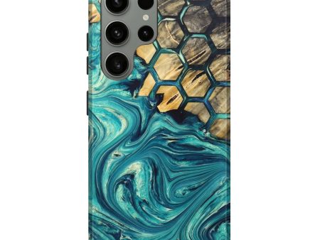 Galaxy S23 Ultra Wood+Resin Live Edge Phone Case - Jayden (Pattern, 689568) For Sale