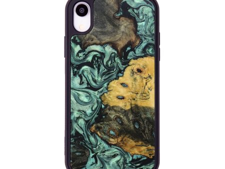 iPhone Xr Wood+Resin Phone Case - Darlene (Mosaic, 691935) Discount