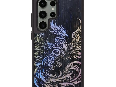 Galaxy S24 Ultra Wood+Resin Phone Case - Ricardo (Fire & Ice, 694063) Fashion