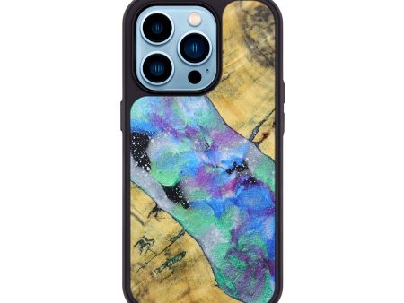 iPhone 14 Pro Wood+Resin Phone Case - Josiah (Cosmos, 689618) Fashion