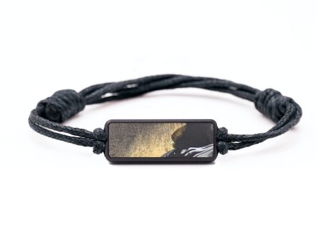 Classic Wood+Resin Bracelet - Armando (Black & White, 693030) For Discount