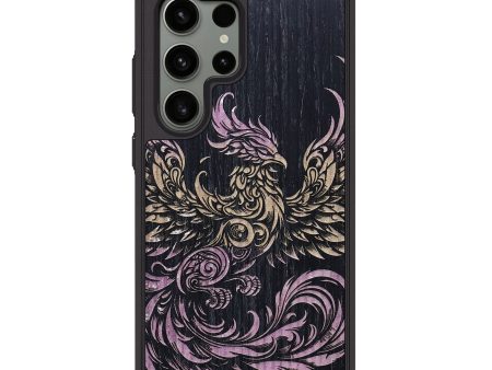 Galaxy S24 Ultra Wood+Resin Phone Case - Paisley (Fire & Ice, 694067) Supply