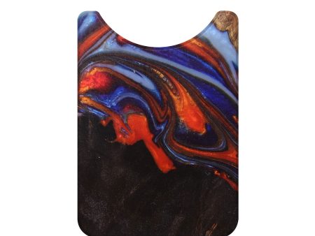 Live Edge Wood+Resin Wallet - Cynthia (Fire & Ice, 693308) Fashion