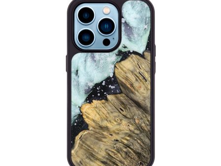 iPhone 14 Pro Wood+Resin Phone Case - Olga (Cosmos, 692501) Discount