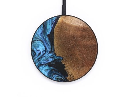 Circle ResinArt Wireless Charger - Colson (Blue, 691443) For Sale