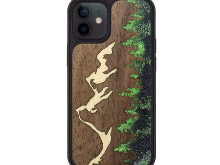 iPhone 12 Wood+Resin Phone Case - Dante (Pattern, 692490) on Sale