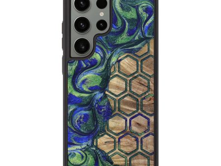 Galaxy S23 Ultra Wood+Resin Phone Case - Vera (Pattern, 691642) Sale