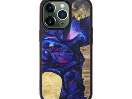 iPhone 13 Pro Wood+Resin Phone Case - Cristina (Mosaic, 689241) on Sale