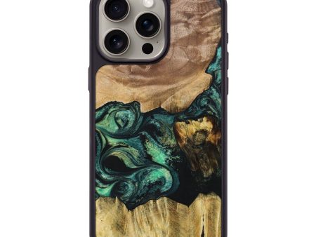 iPhone 15 Pro Max Wood+Resin Phone Case - Zachariah (Mosaic, 691941) Online