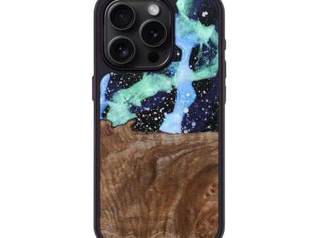 iPhone 15 Pro Wood+Resin Phone Case - Brody (Cosmos, 692935) Cheap