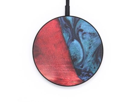 Circle Wood+Resin Wireless Charger - Clinton (Blue, 691851) Supply