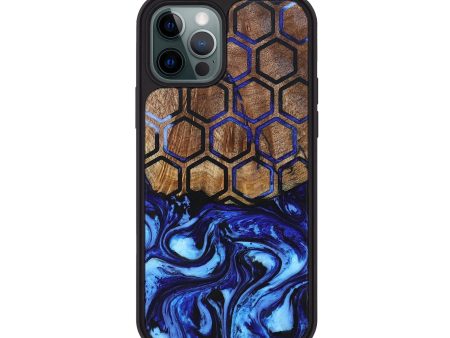 iPhone 12 Pro Wood+Resin Phone Case - Mekhi (Pattern, 692749) Fashion