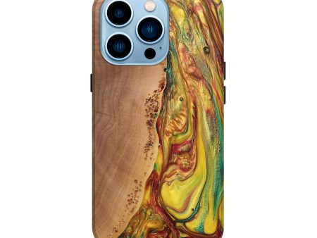 iPhone 14 Pro Wood+Resin Live Edge Phone Case - Shari (The Lab, 692771) Online Hot Sale