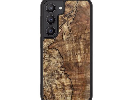 Galaxy S23 Wood+Resin Phone Case - Julianna (Wood Burl, 693510) on Sale