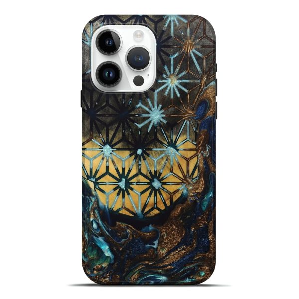 iPhone 15 Pro Max Wood+Resin Live Edge Phone Case - Randal (Pattern, 693991) Fashion