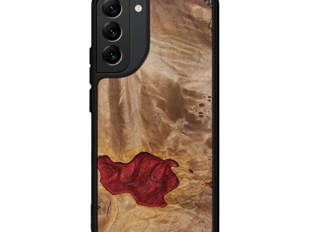 Galaxy S22 Plus Wood+Resin Phone Case - Liliana (Wood Burl, 692870) Hot on Sale