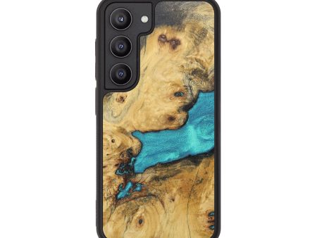 Galaxy S23 Wood+Resin Phone Case - Lawson (Wood Burl, 690426) Hot on Sale