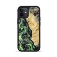 iPhone 12 Wood+Resin Phone Case - Carolina (Green, 692785) on Sale