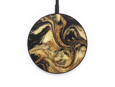 Circle Wood+Resin Wireless Charger - Carolyn (Black & White, 692701) Cheap