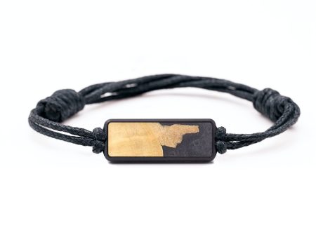 Classic Wood+Resin Bracelet - Adelyn (Black & White, 689195) Online Hot Sale